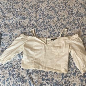 A forever 21 blouse crop top